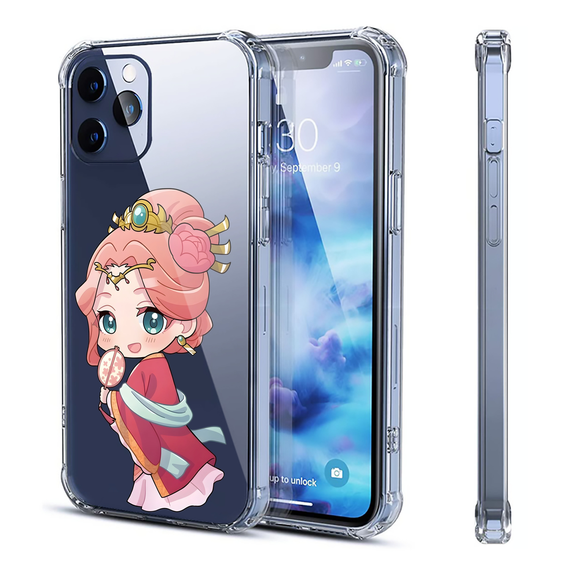 （画像用） 薬屋のひとりごと The Apothecary Diaries 【iPhone 12シリーズ対応】透明スマホケース（クリアソフトケース）
